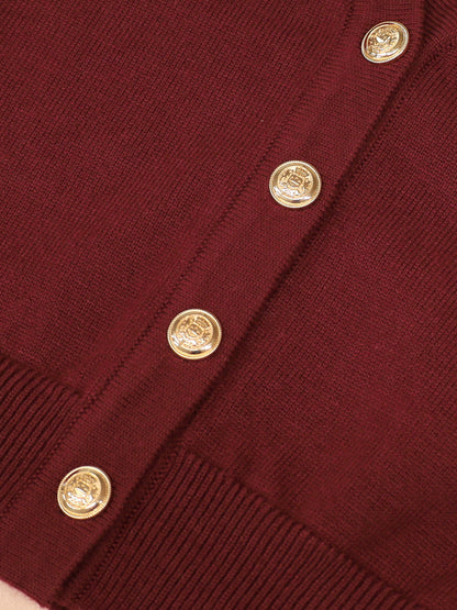 Royal checkmate Vネックカーディガン ｜Amavel（アマベル）公式サイト