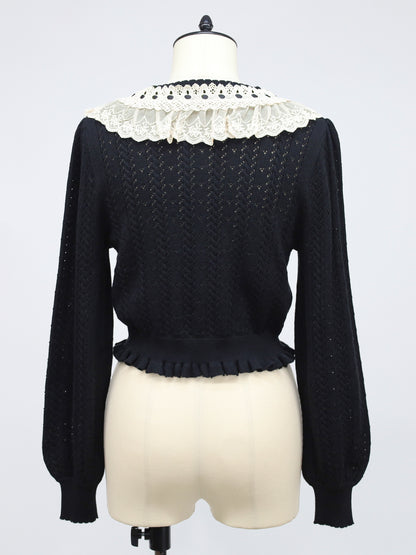 ロマンティックレースすかし編みカーディガン ｜Amavel（アマベル）公式サイト