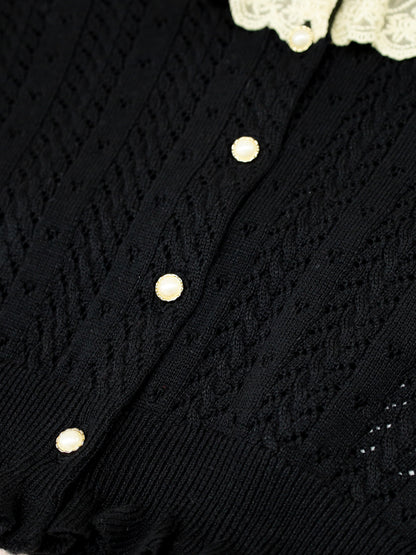 ロマンティックレースすかし編みカーディガン ｜Amavel（アマベル）公式サイト