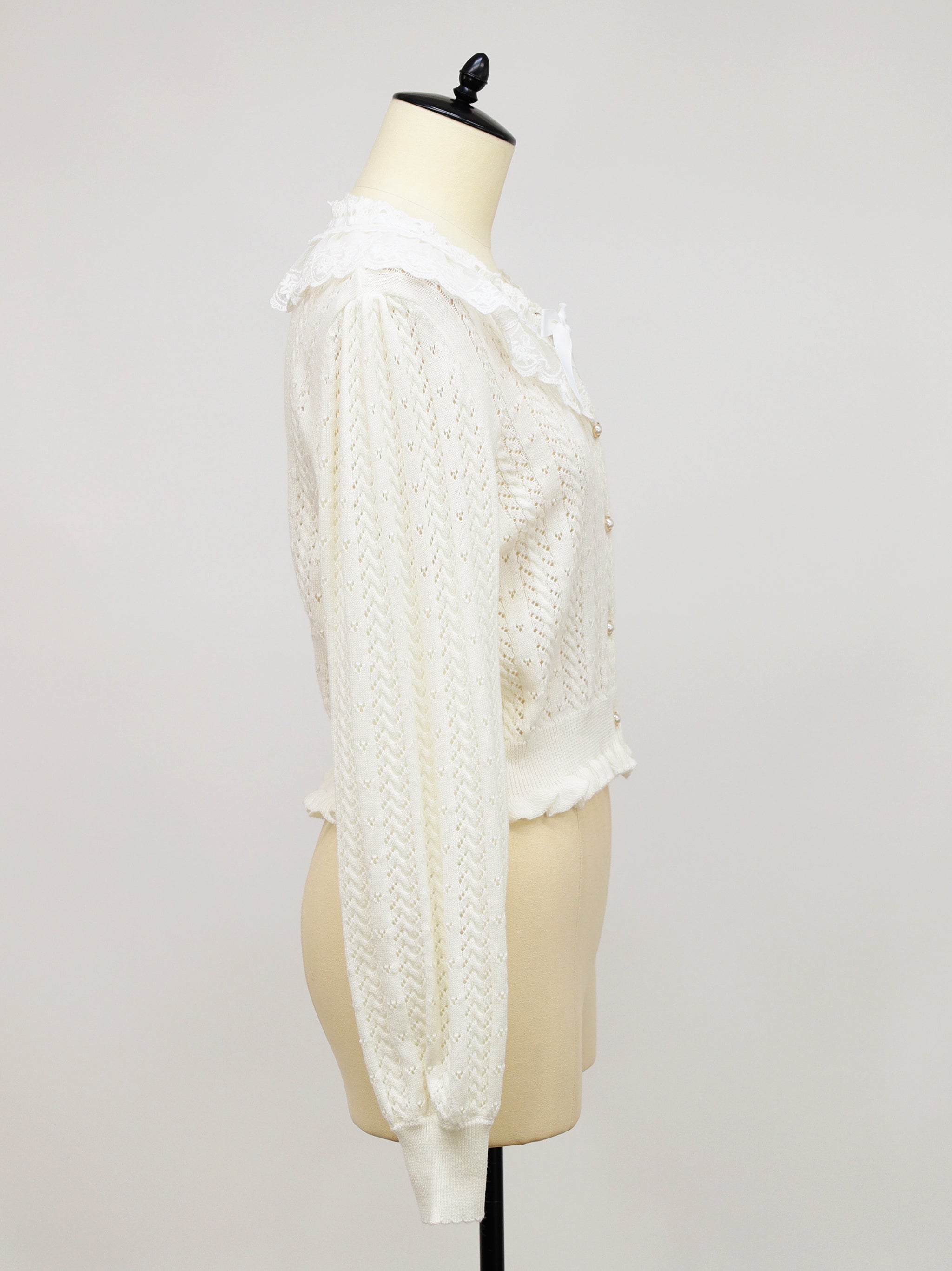 ロマンティックレースすかし編みカーディガン ｜Amavel（アマベル）公式サイト