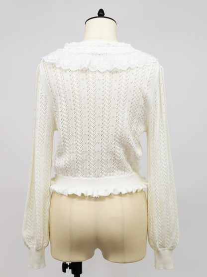 ロマンティックレースすかし編みカーディガン ｜Amavel（アマベル）公式サイト