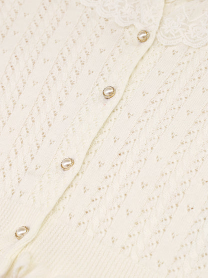 ロマンティックレースすかし編みカーディガン ｜Amavel（アマベル）公式サイト