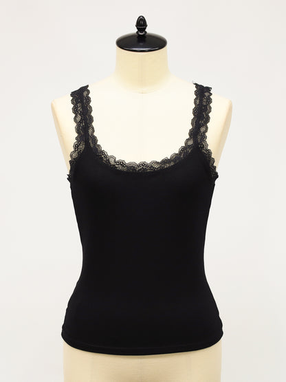 レーストリミングインナーキャミ ブラック（Black） FREE ｜Amavel（アマベル）公式サイト