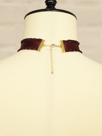 ファーポン付リボンチョーカー ｜Amavel（アマベル）公式サイト