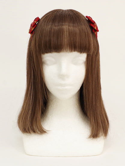 【メンバーズセール対象】ハートチャーム付ダブルリボンミニクリップ ｜Amavel（アマベル）公式サイト