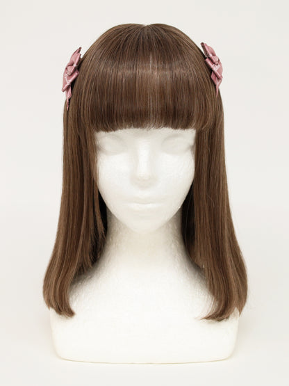 【メンバーズセール対象】ハートチャーム付ダブルリボンミニクリップ ｜Amavel（アマベル）公式サイト