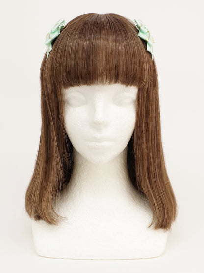 【メンバーズセール対象】ハートチャーム付ダブルリボンミニクリップ ｜Amavel（アマベル）公式サイト