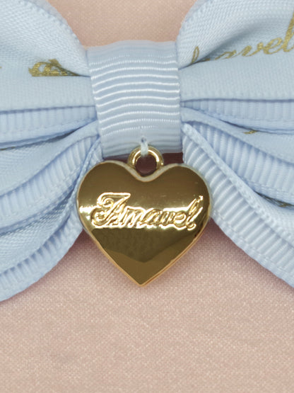 【メンバーズセール対象】ハートチャーム付ダブルリボンミニクリップ ｜Amavel（アマベル）公式サイト