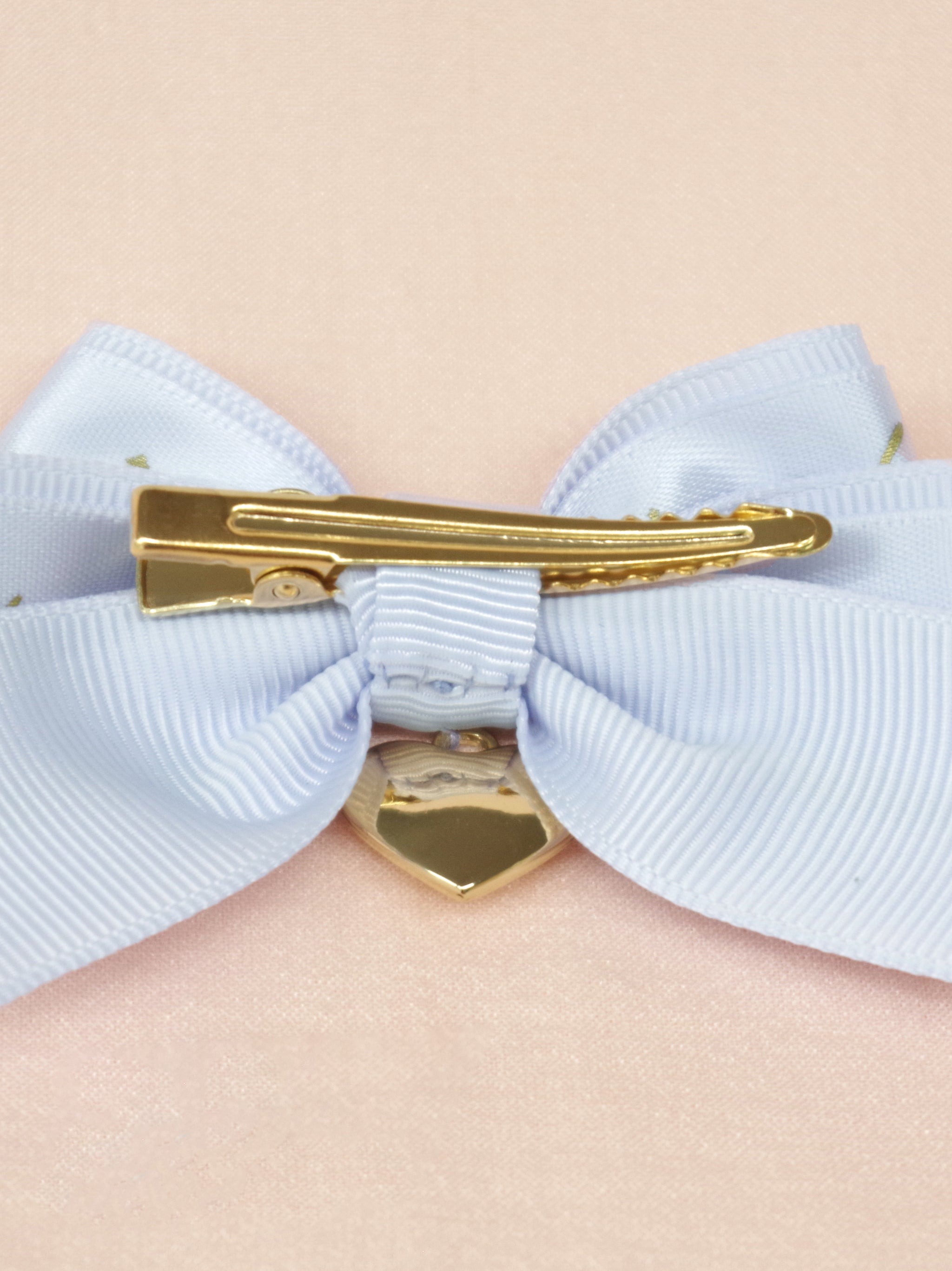 【メンバーズセール対象】ハートチャーム付ダブルリボンミニクリップ ｜Amavel（アマベル）公式サイト