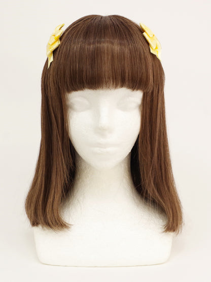 【メンバーズセール対象】ハートチャーム付ダブルリボンミニクリップ ｜Amavel（アマベル）公式サイト