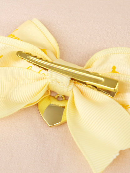 【メンバーズセール対象】ハートチャーム付ダブルリボンミニクリップ ｜Amavel（アマベル）公式サイト