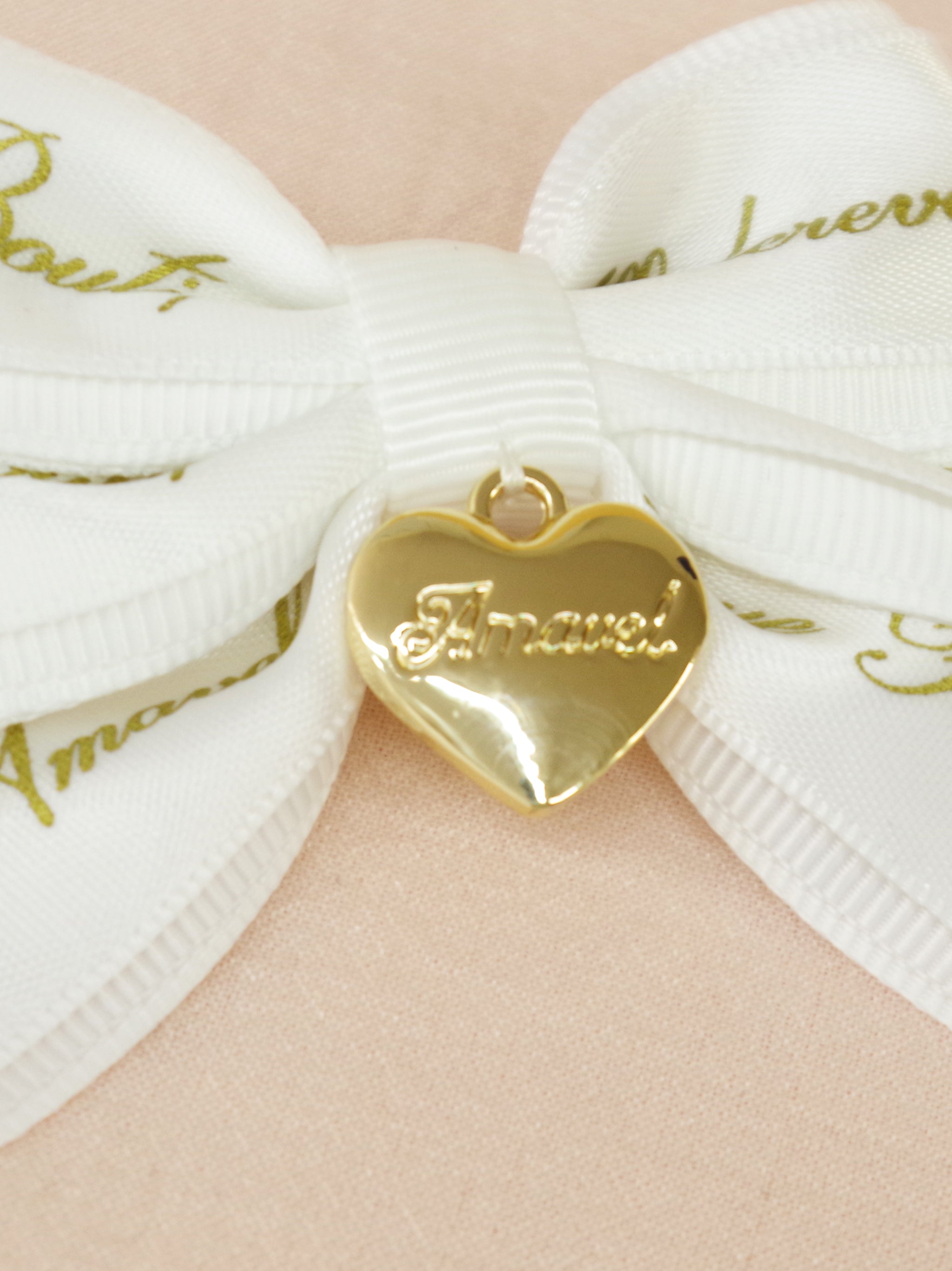 【メンバーズセール対象】ハートチャーム付ダブルリボンミニクリップ ｜Amavel（アマベル）公式サイト