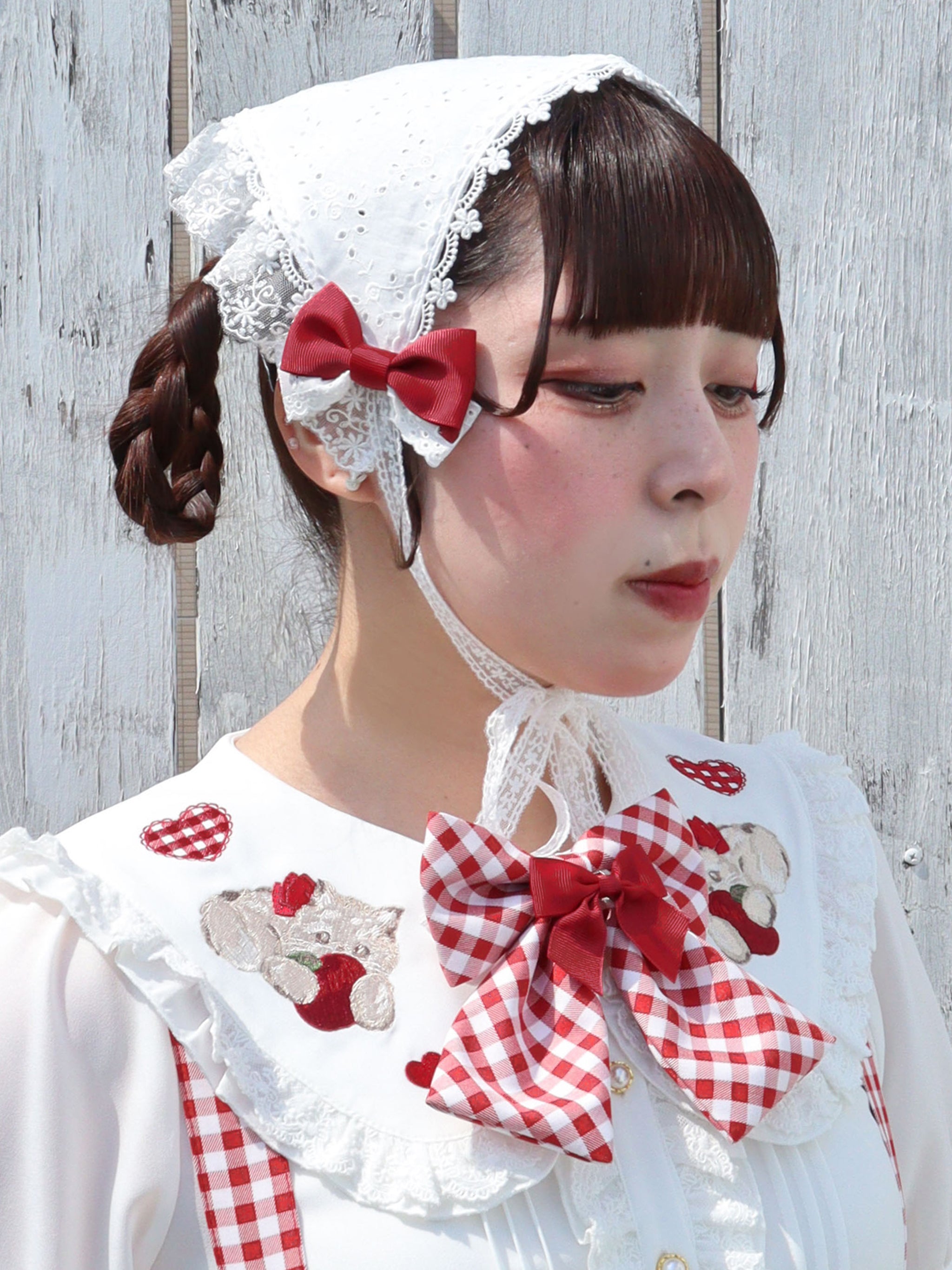 Dreaming Kitten Picnic レースバブーシュカ – Amavel（アマベル