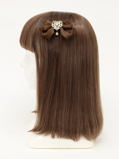 ハートチャーム付ダブルリボンクリップ ｜Amavel（アマベル）公式サイト