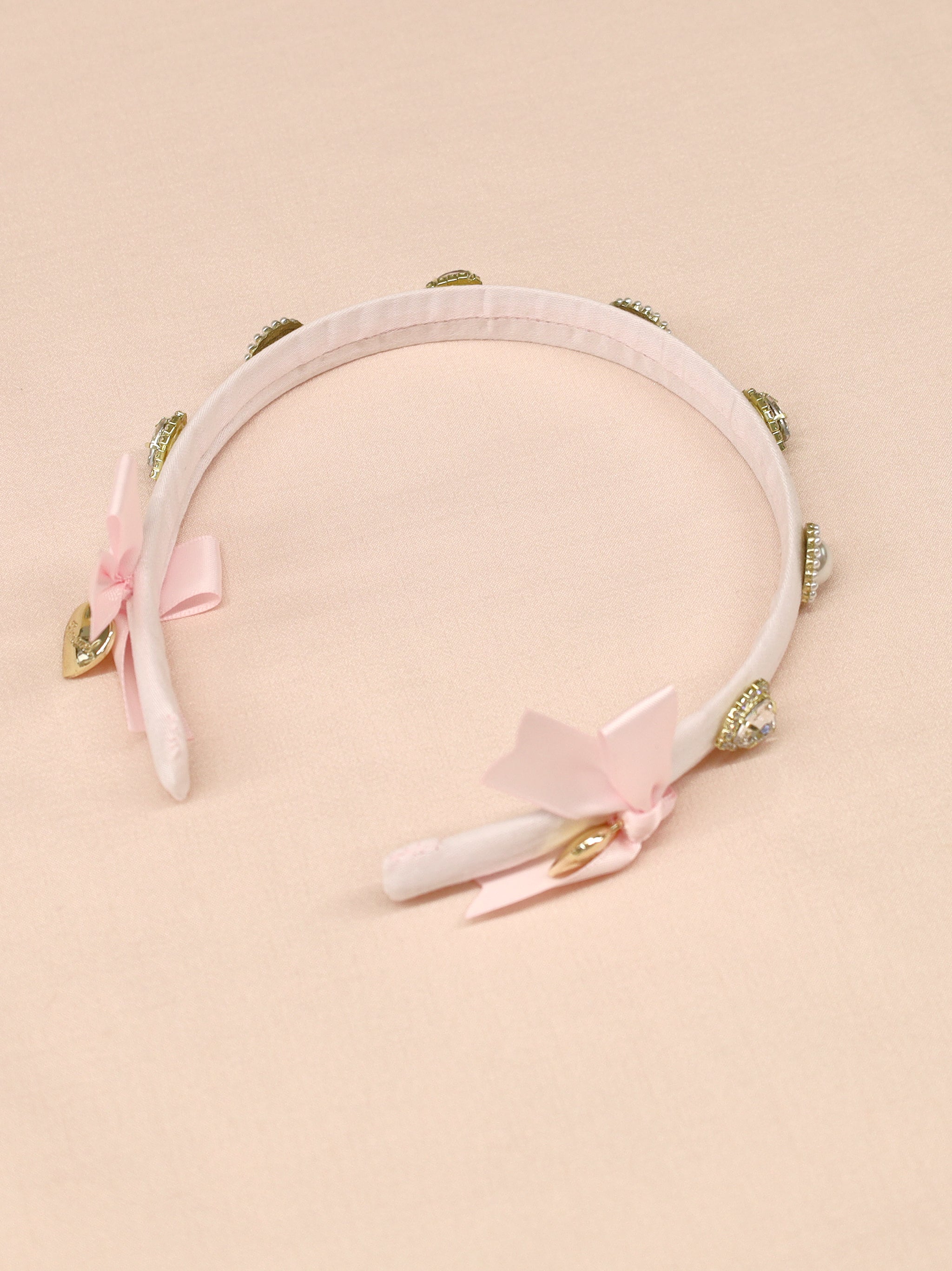 アウトレットセール対象】ビジューリボンカチューシャ – Amavel