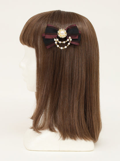 【メンバーズセール対象】Mysterious Doll ダブルリボンクリップ ｜Amavel（アマベル）公式サイト