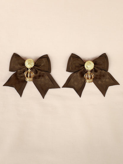 【メンバーズセール対象】Royal checkmate ダブルリボンクリップ ｜Amavel（アマベル）公式サイト