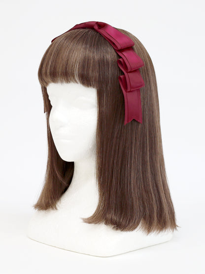 【メンバーズセール対象】ティアードリボンスリーピン ボルドー（Bordeaux） FREE ｜Amavel（アマベル）公式サイト