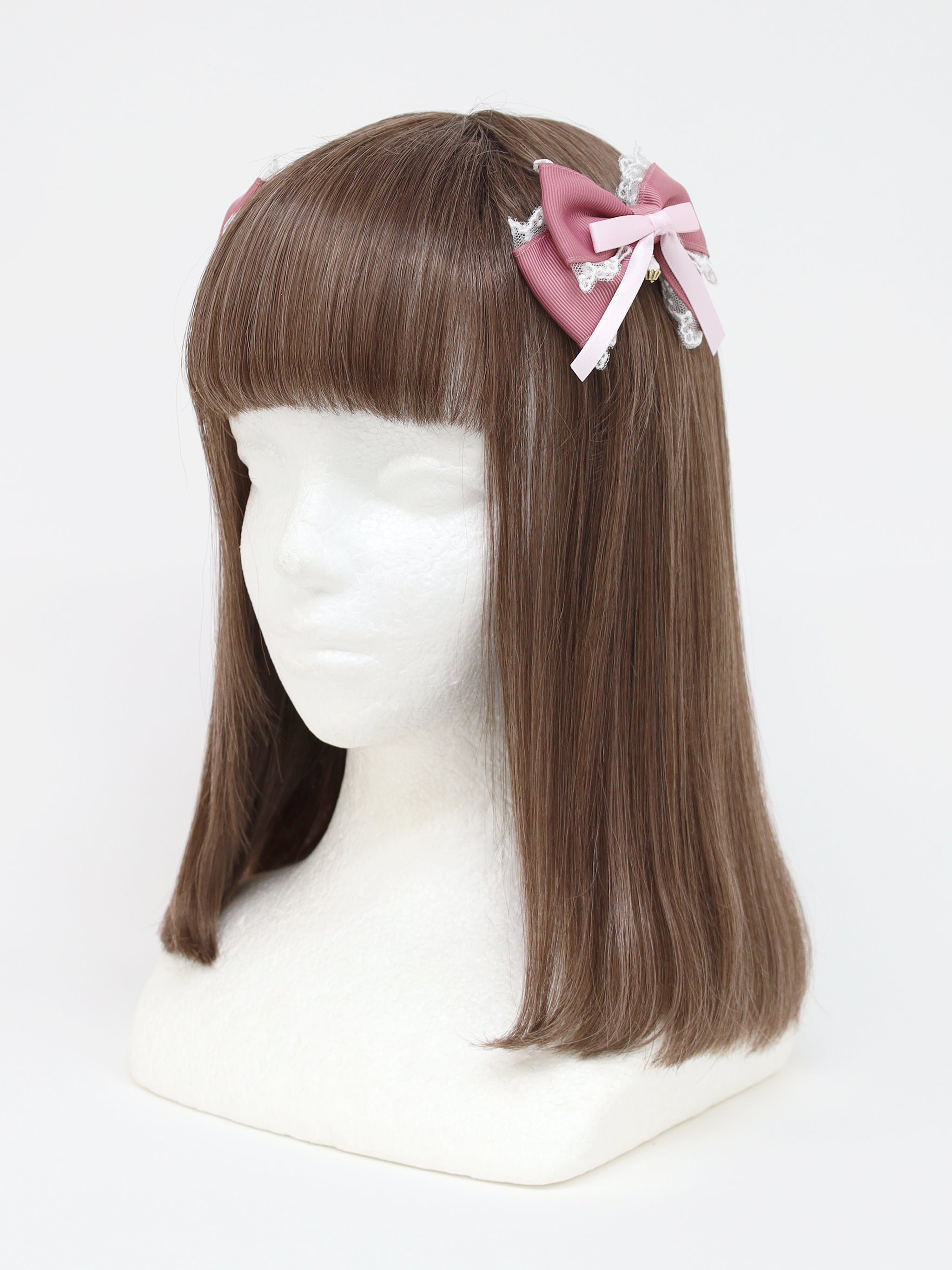 【メンバーズセール対象】Sweet Whip ダブルリボンクリップ ピンク（Pink） FREE ｜Amavel（アマベル）公式サイト