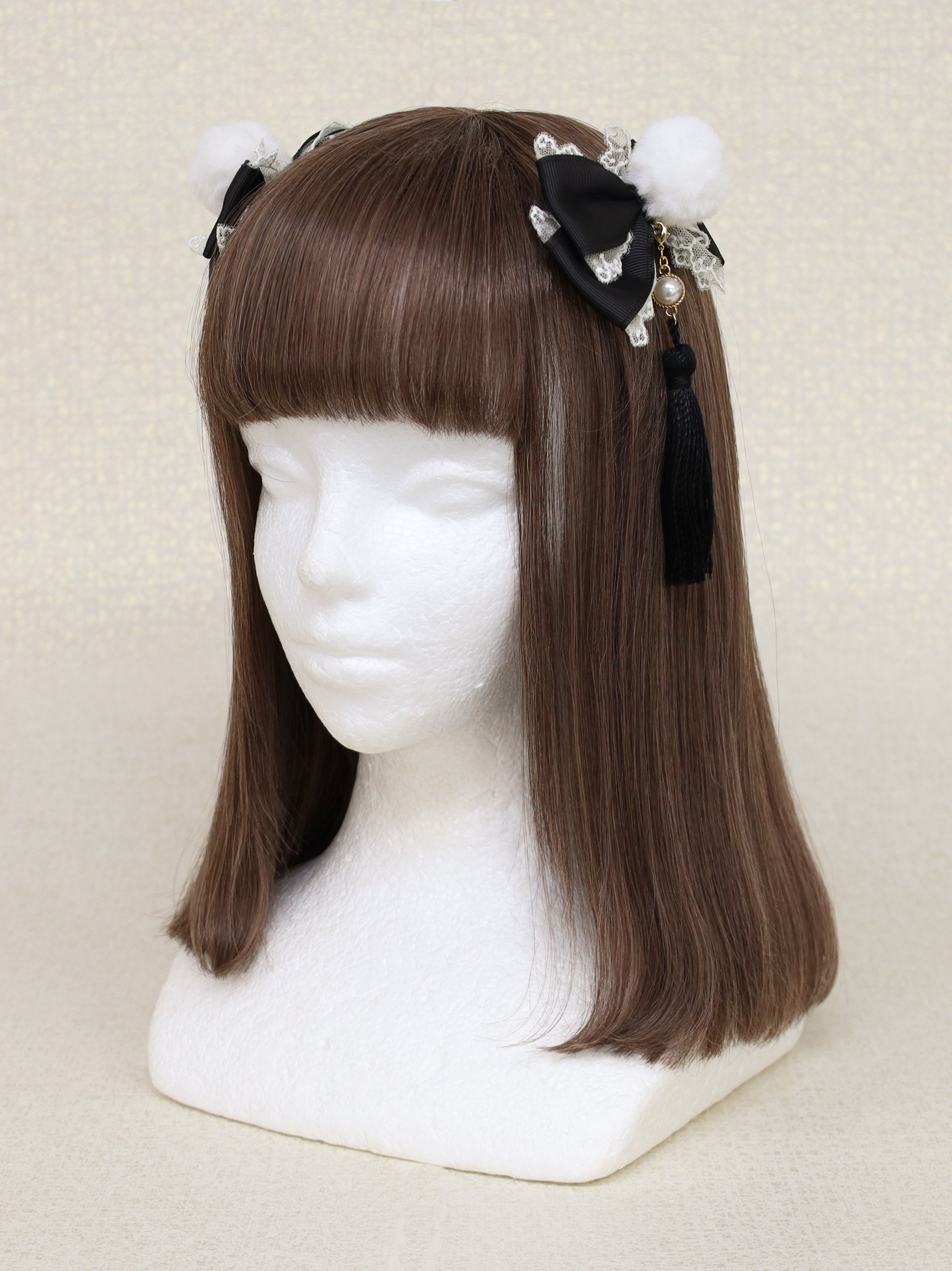 手まり遊びとシマエナガ ダブルリボンクリップ ｜Amavel（アマベル）公式サイト