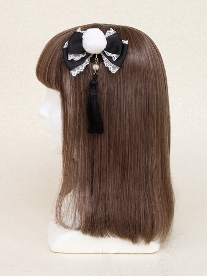 手まり遊びとシマエナガ ダブルリボンクリップ ｜Amavel（アマベル）公式サイト