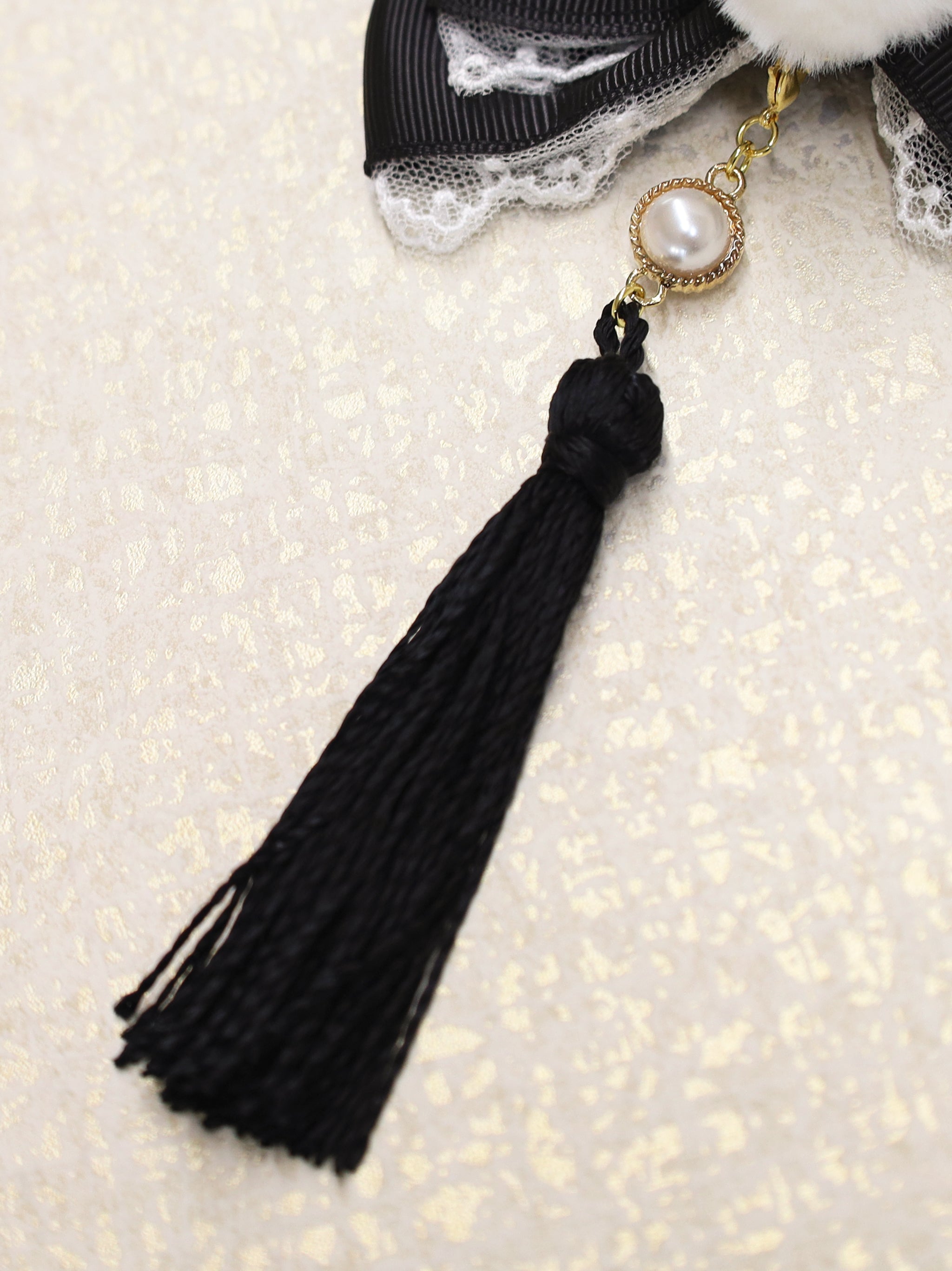 手まり遊びとシマエナガ ダブルリボンクリップ ｜Amavel（アマベル）公式サイト