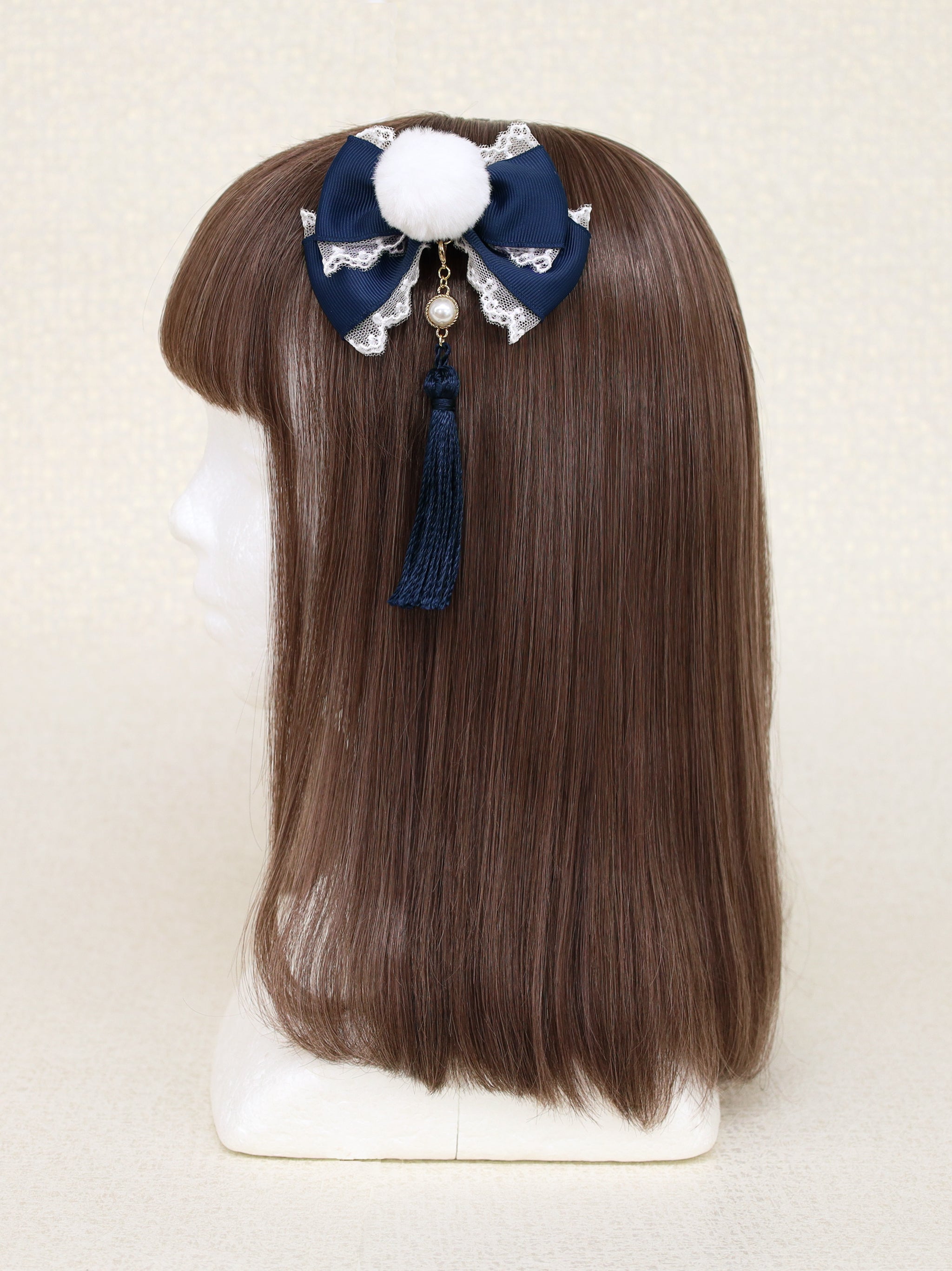 手まり遊びとシマエナガ ダブルリボンクリップ ｜Amavel（アマベル）公式サイト