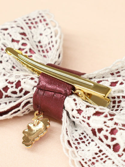 葡萄とりすの秋祭りダブルリボンクリップ ｜Amavel（アマベル）公式サイト