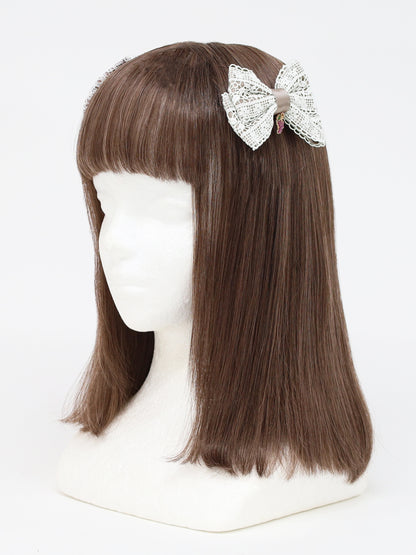 葡萄とりすの秋祭りダブルリボンクリップ モカ（Mocha） FREE ｜Amavel（アマベル）公式サイト