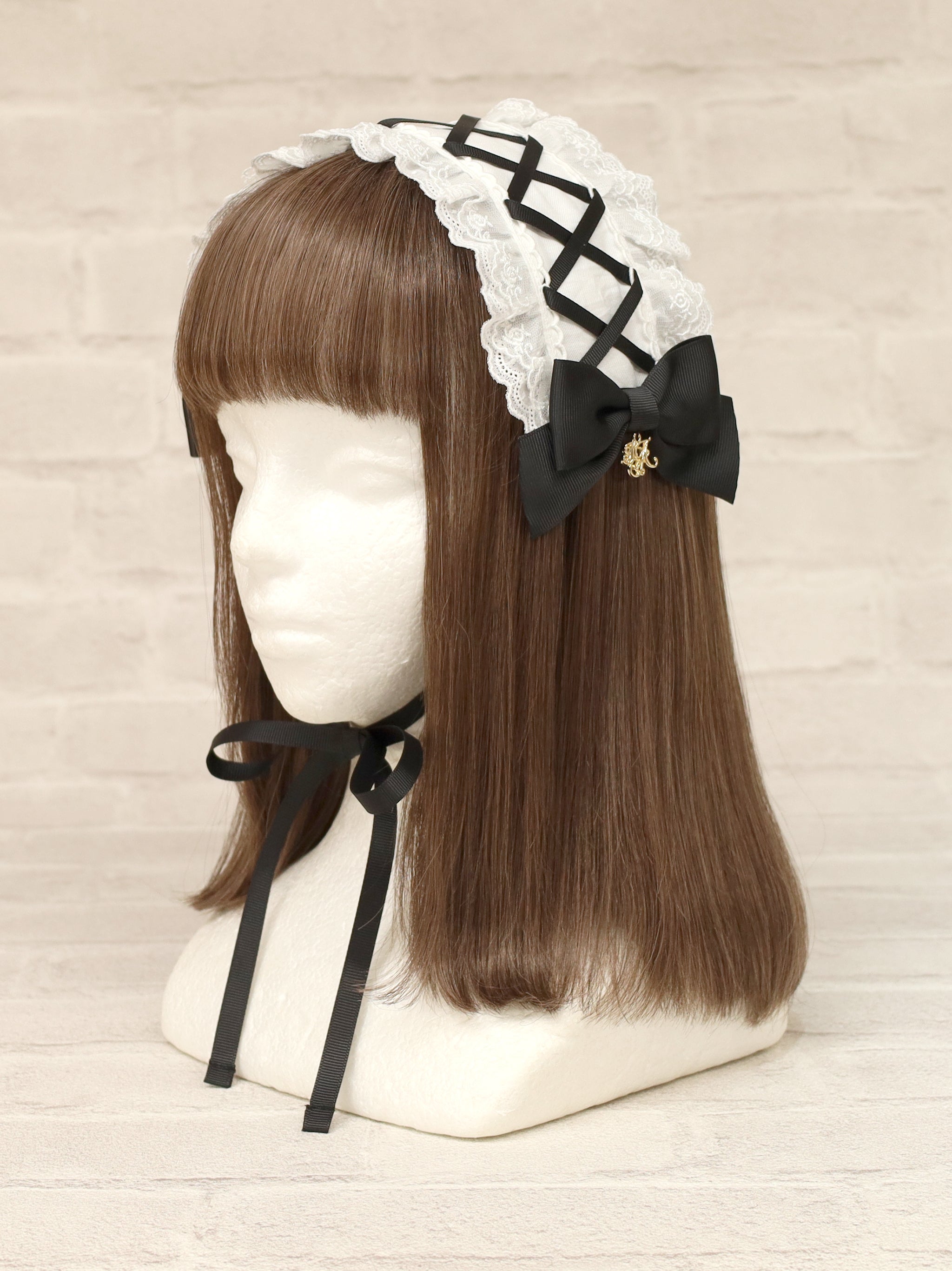 モノグラムチャーム付ヘッドドレス ミックス（Mix） FREE ｜Amavel（アマベル）公式サイト