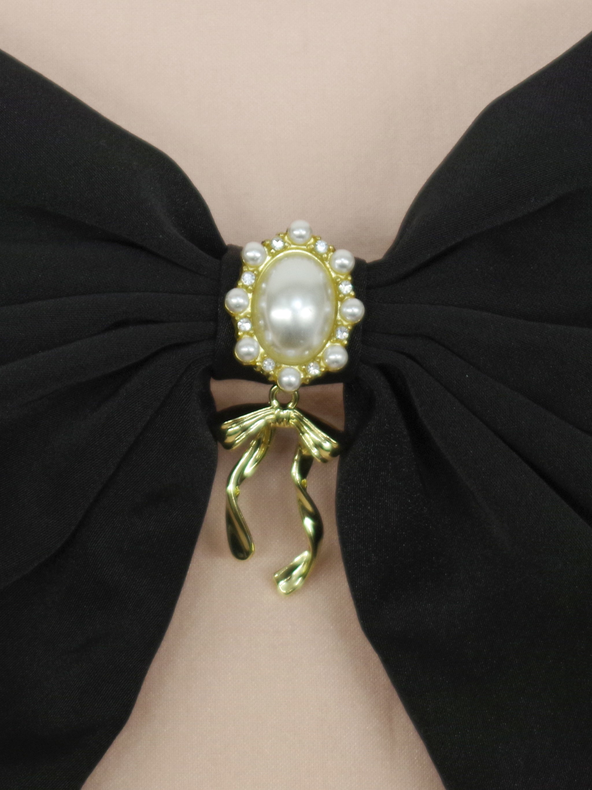 パール付ビッグリボンバレッタ ｜Amavel（アマベル）公式サイト