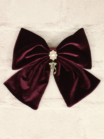 パール付ビッグリボンバレッタ ｜Amavel（アマベル）公式サイト