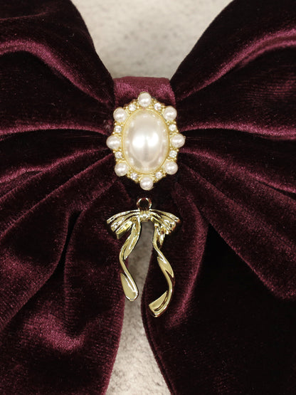 パール付ビッグリボンバレッタ ｜Amavel（アマベル）公式サイト