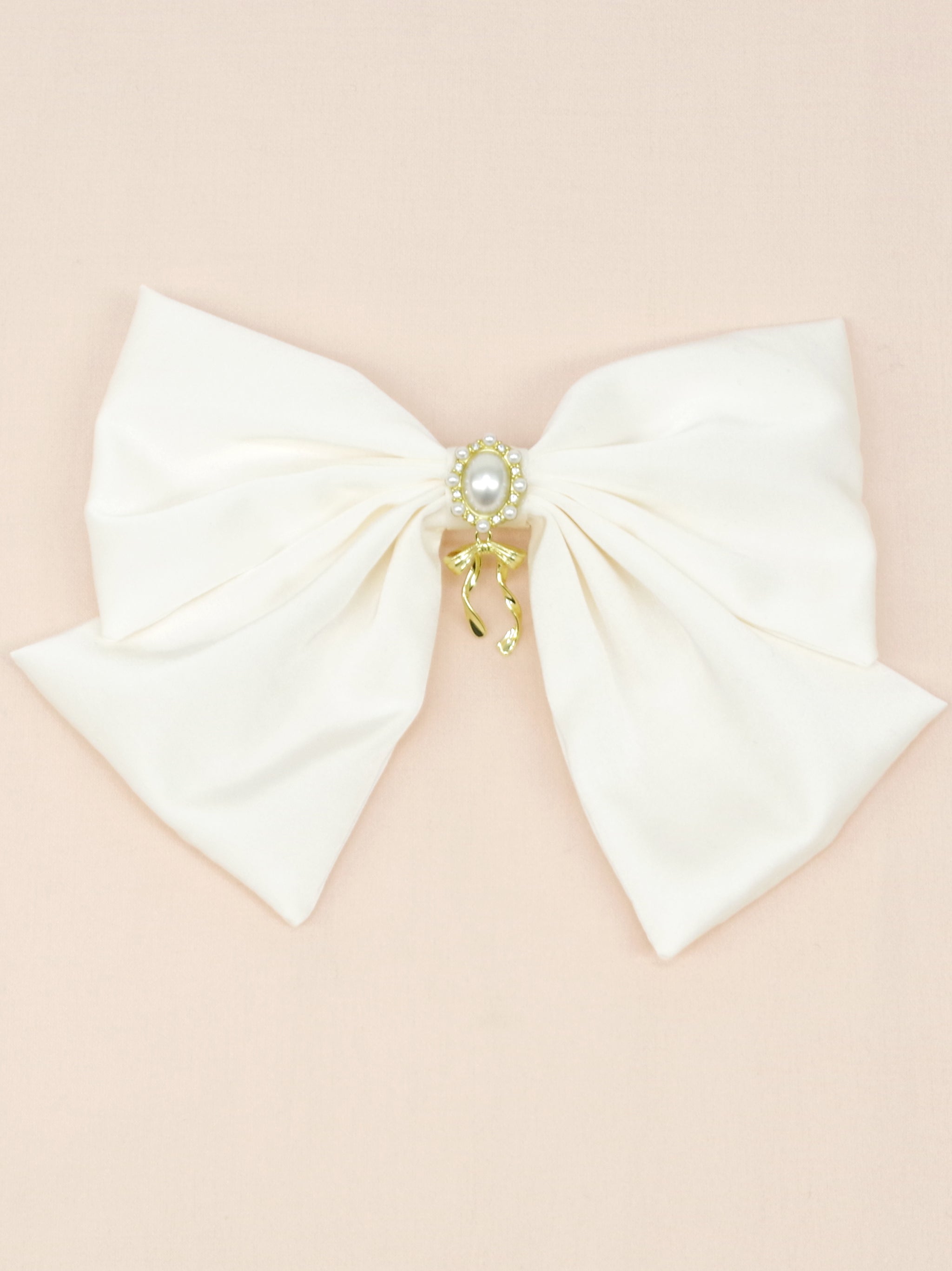 パール付ビッグリボンバレッタ ｜Amavel（アマベル）公式サイト