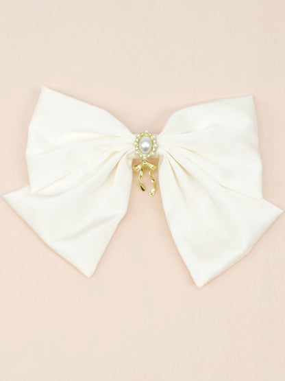 パール付ビッグリボンバレッタ ｜Amavel（アマベル）公式サイト