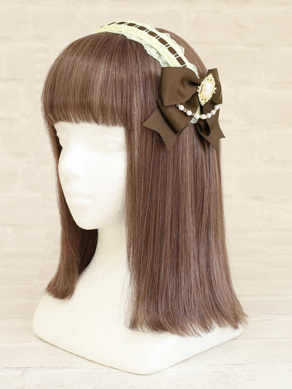 Rosette Doll リボンカチューシャ ブラウン（Brown） FREE ｜Amavel（アマベル）公式サイト