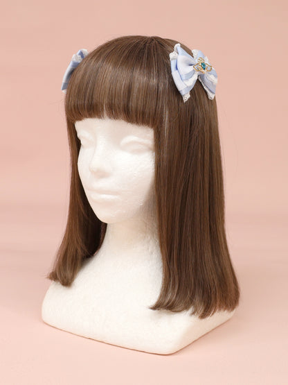 Magical Ribbon Wリボンクリップ サックス（SaxeBlue） FREE ｜Amavel（アマベル）公式サイト