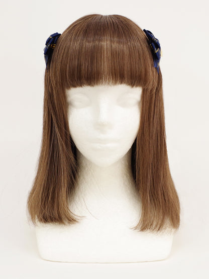 ハートチャーム付ダブルリボンミニクリップ ｜Amavel（アマベル）公式サイト