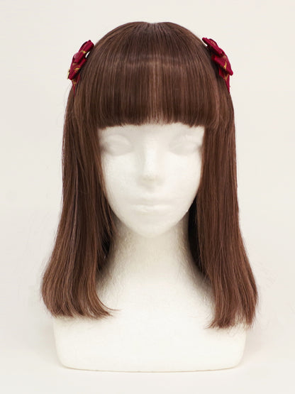 ハートチャーム付ダブルリボンミニクリップ ｜Amavel（アマベル）公式サイト