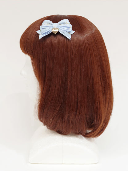 ハートチャーム付ダブルリボンミニクリップ ｜Amavel（アマベル）公式サイト