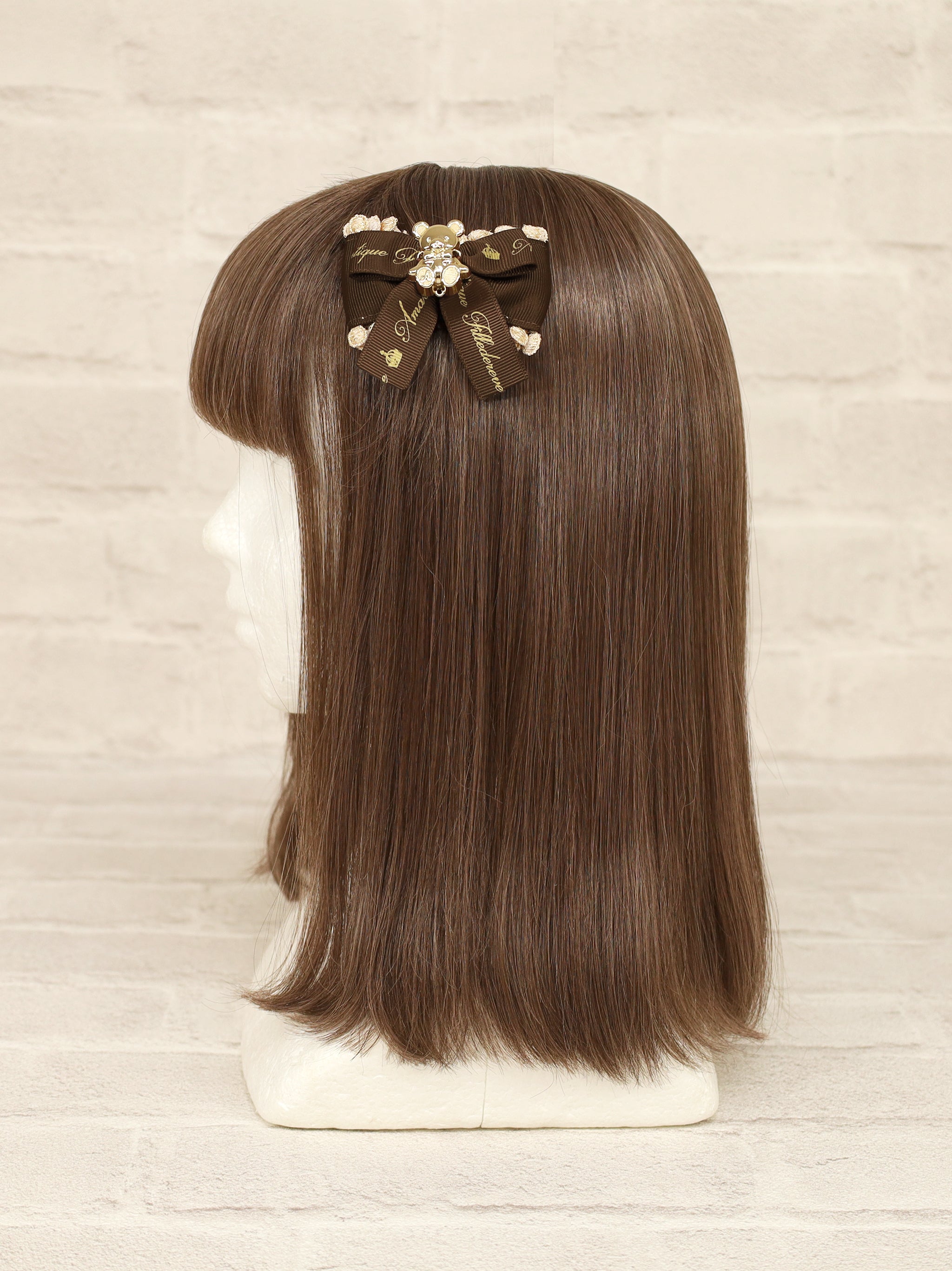 メンバーズセール対象】Holy Night Bear ダブルリボンクリップ