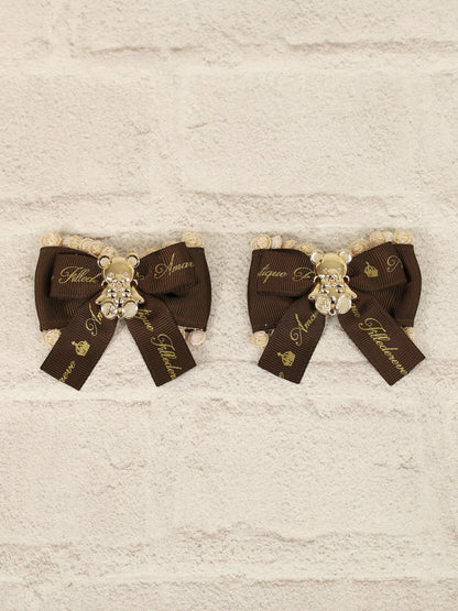 Holy Night Bear ダブルリボンクリップ ｜Amavel（アマベル）公式サイト