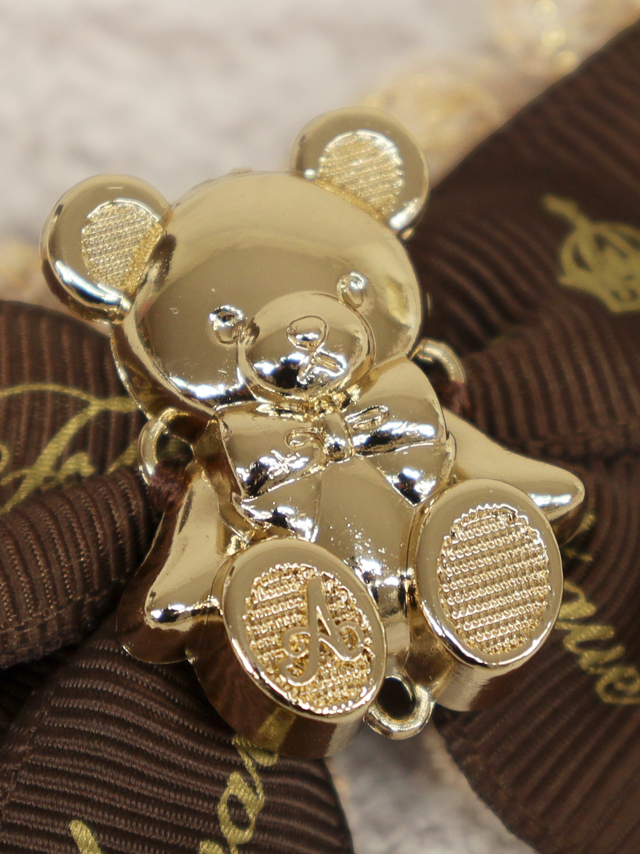 メンバーズセール対象】Holy Night Bear ダブルリボンクリップ