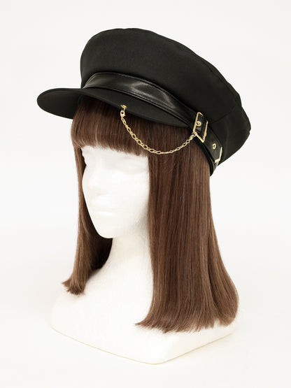 【メンバーズセール対象】チェーン付キャスケット ゴールド（Gold） FREE ｜Amavel（アマベル）公式サイト