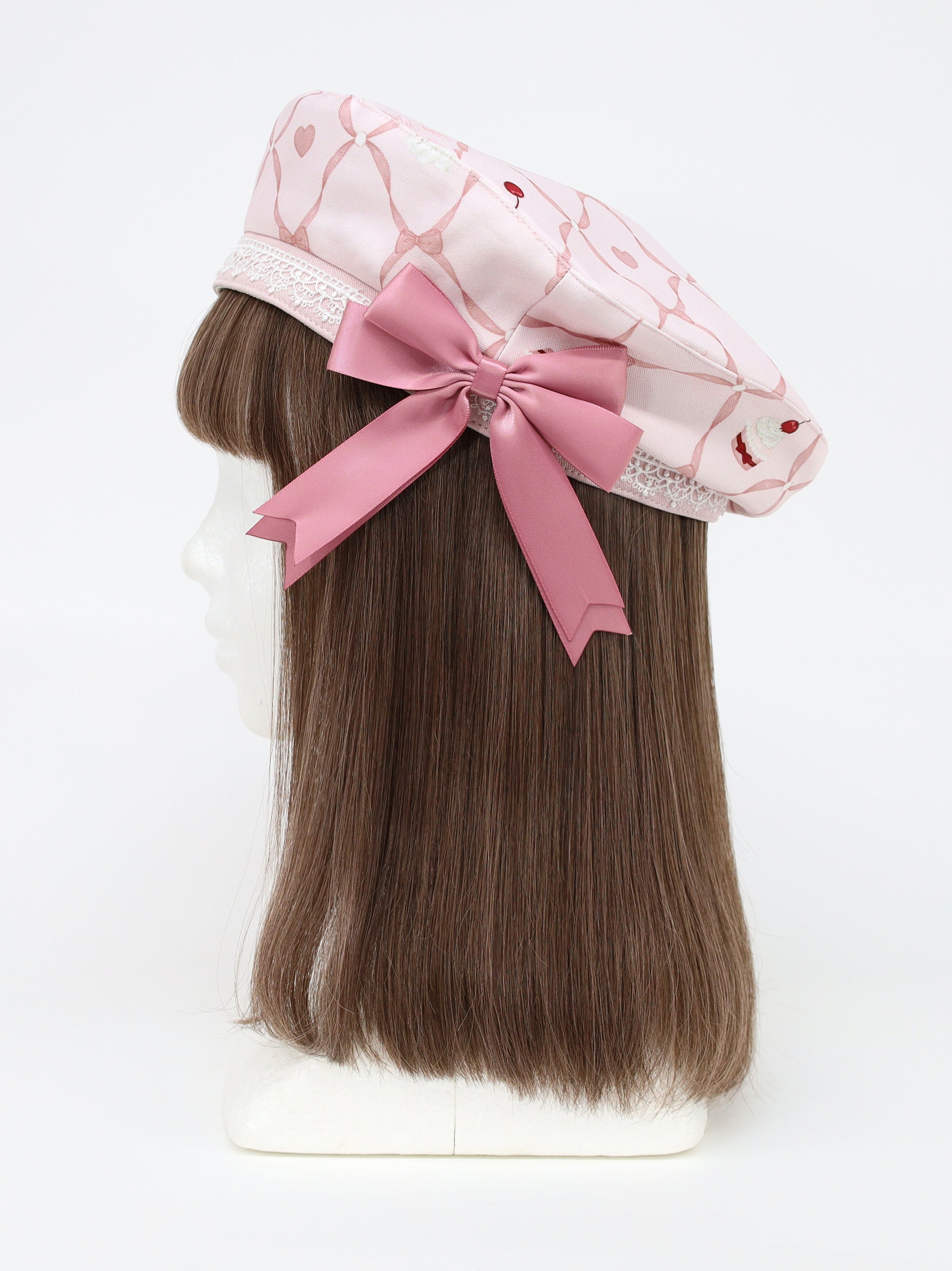 Angelic Pretty ベレー帽　ピンク　赤　2点 Angelic Pretty ベレー帽 ピンク 赤 2点 【公式通販】