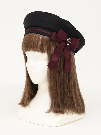 Noble Apprentice ベレー帽 ブラック（Black） FREE ｜Amavel（アマベル）公式サイト