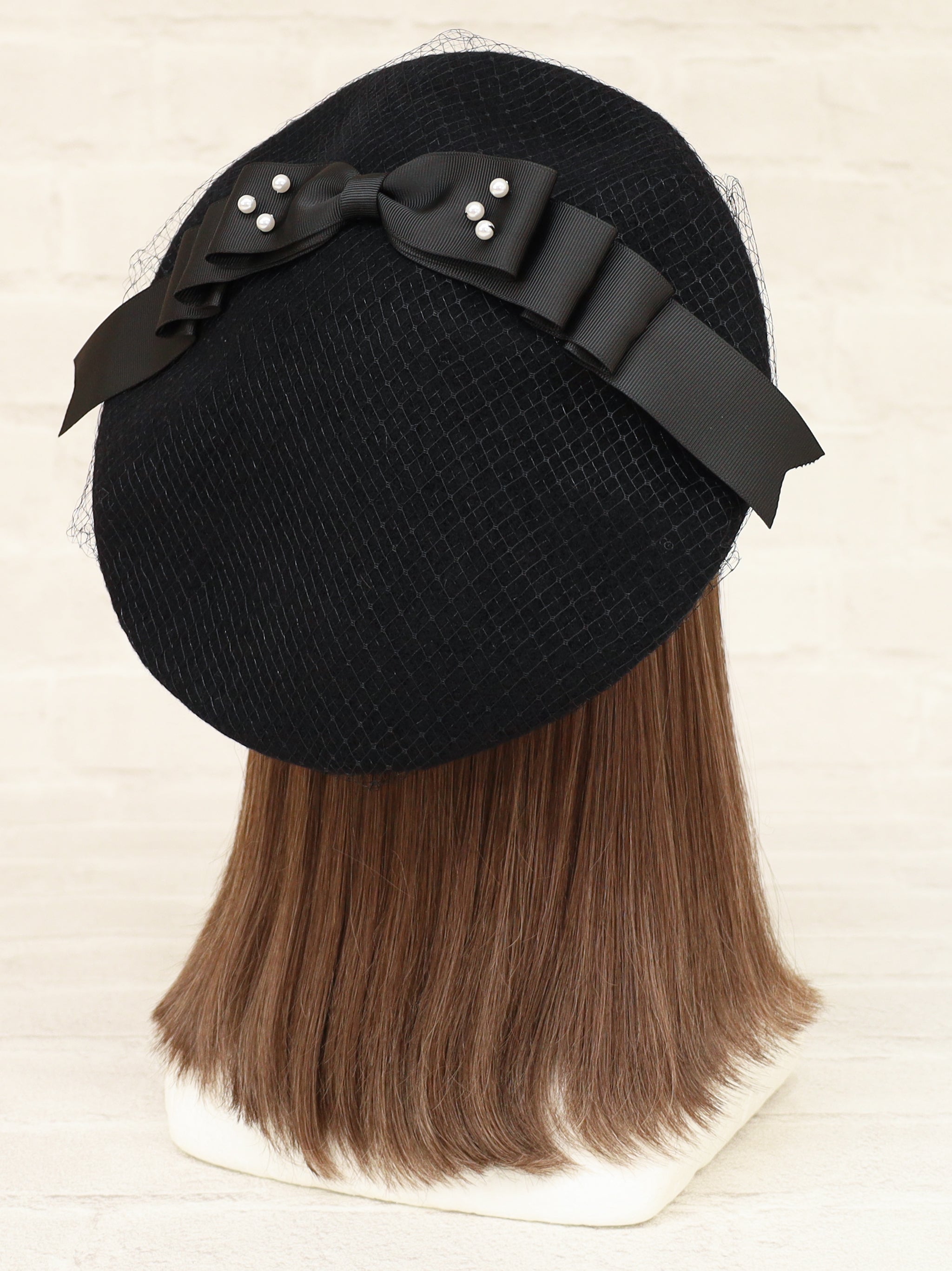 チュールリボン付フェルトベレー帽 – Amavel（アマベル）公式サイト