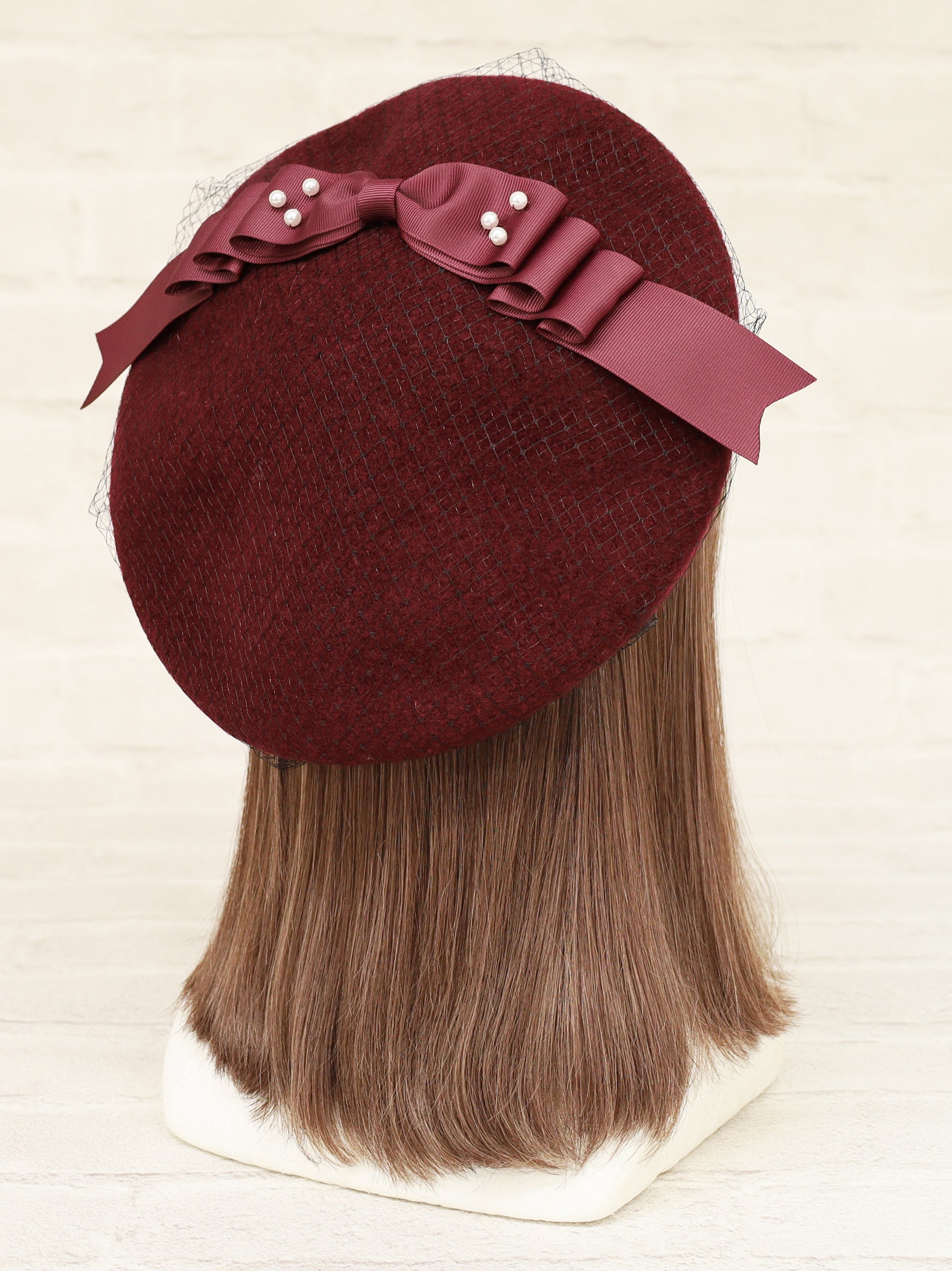 チュールリボン付フェルトベレー帽 – Amavel（アマベル）公式サイト