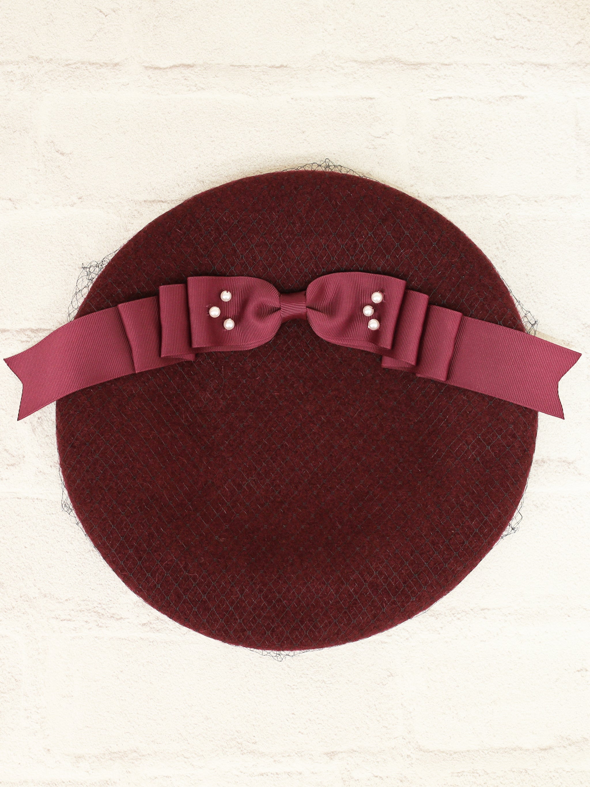 チュールリボン付フェルトベレー帽 – Amavel（アマベル）公式サイト