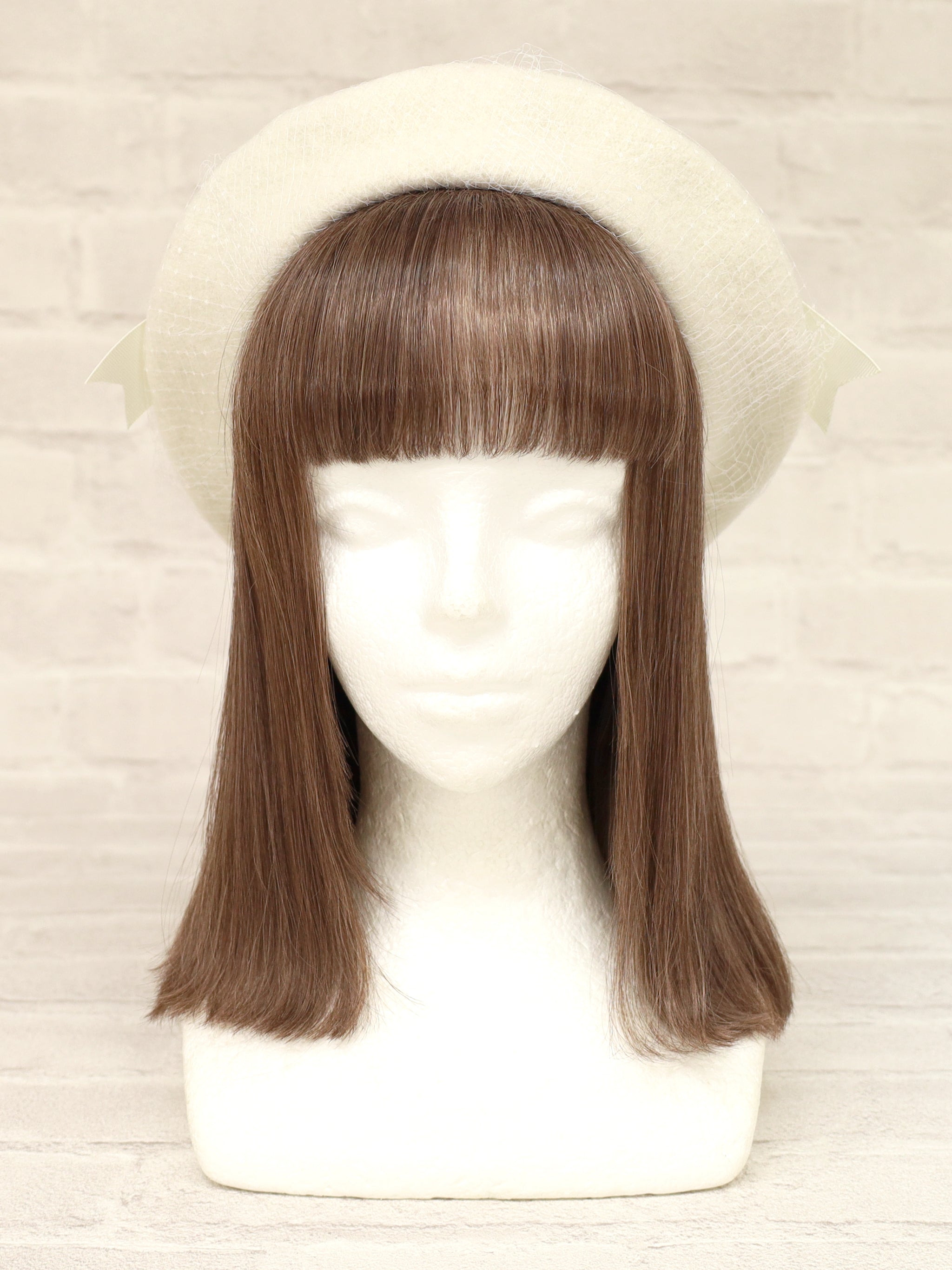 チュールリボン付フェルトベレー帽 ｜Amavel（アマベル）公式サイト